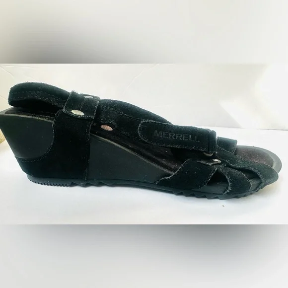 Merrell Women's Revalli Black Strappy Performance Sandals Size 7 - Picture 2 of 9